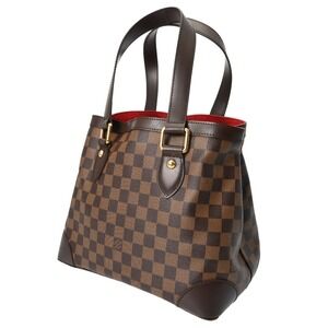 Louis Vuitton Hampstead Brown Damier Handbag Canvas